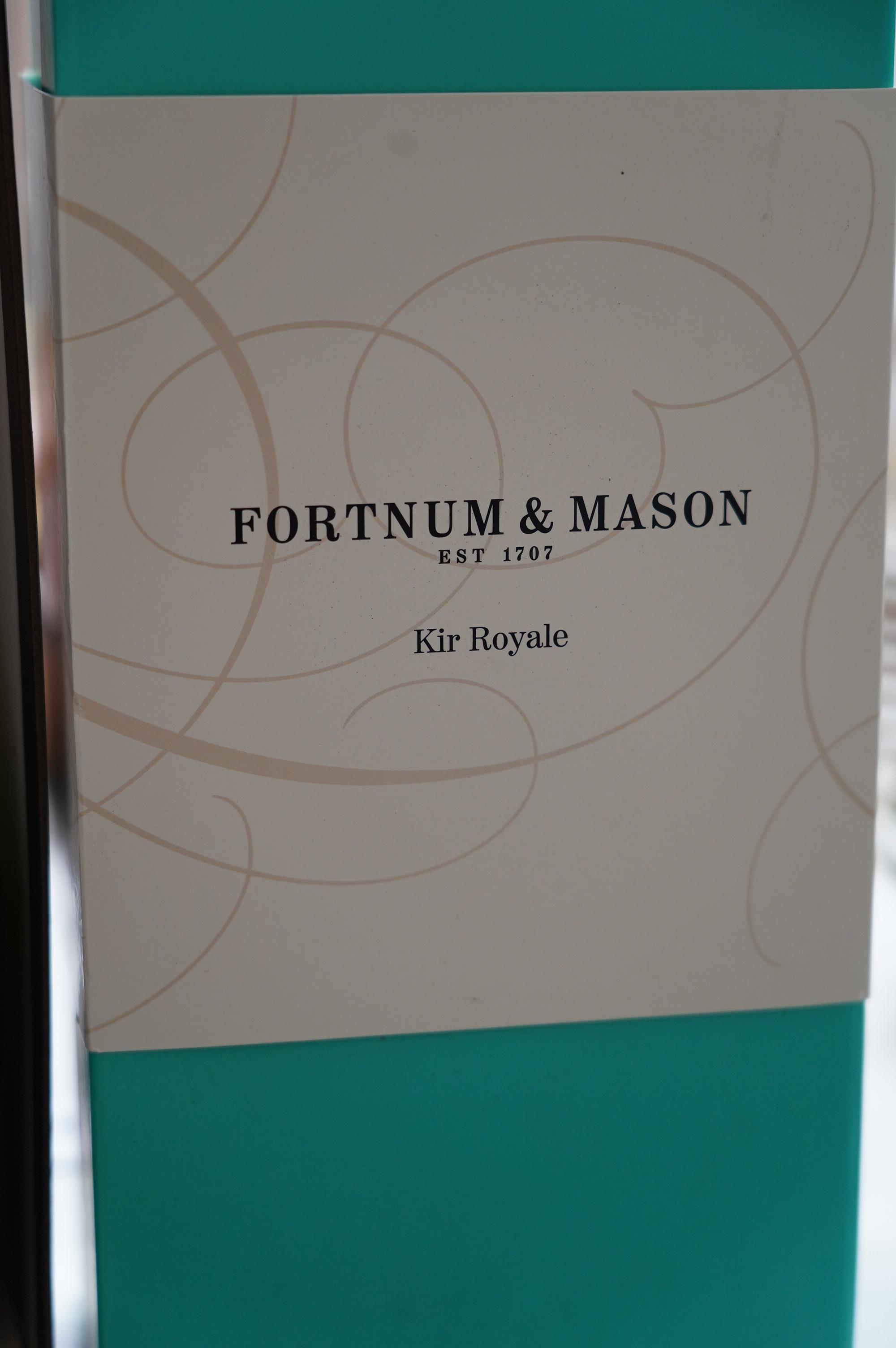 A bottle of Fortnum and Mason champagne, together with a bottle of Ruinart champagne (2). Condition - good